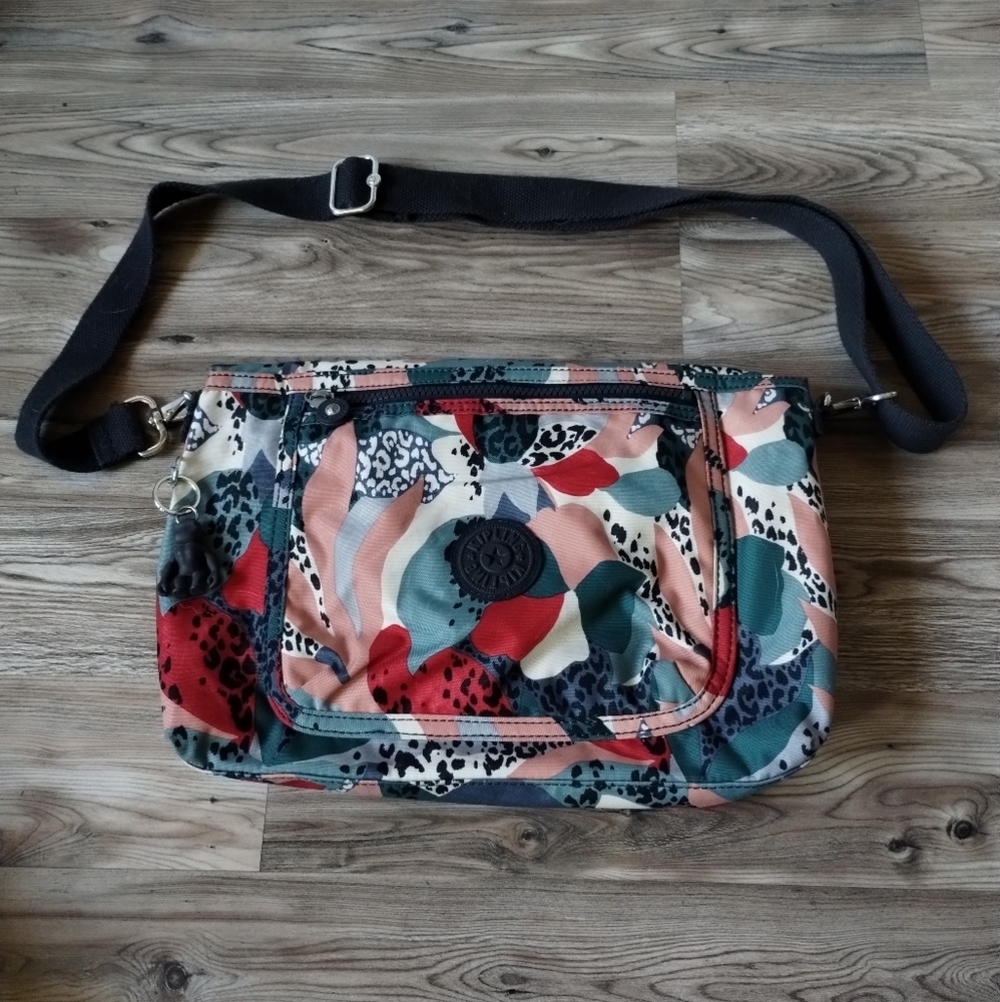 Kipling Eleva Convertible Nylon Crossbody Shoulder Tote Bag